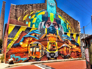 PEQUE & SWAZE-photo by @datsunville_graffiti / Sydney / Walls