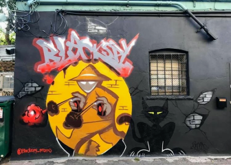 Black Spy Mural / Denver / Walls