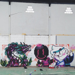 Groovy Grump X Mightypixel X Ragis / Bandung / Street Art